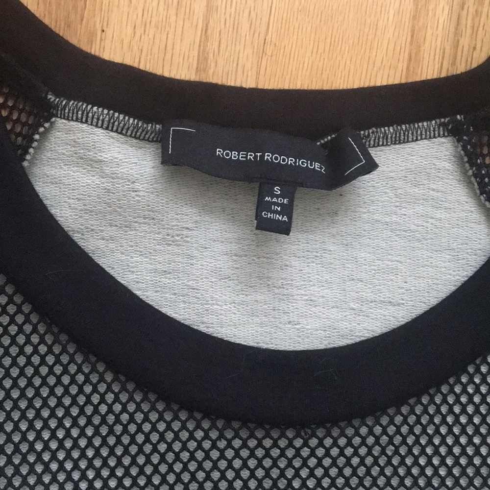 Robert Rodriguez BATIK Dot Mesh Top sz S $295 - Picture 7 of 8